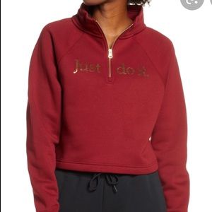 Nike cropped sportswear shine sweater